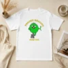 Funny Forced Reality Rule OK Green Monster Middle Finger t shirt front view in green color