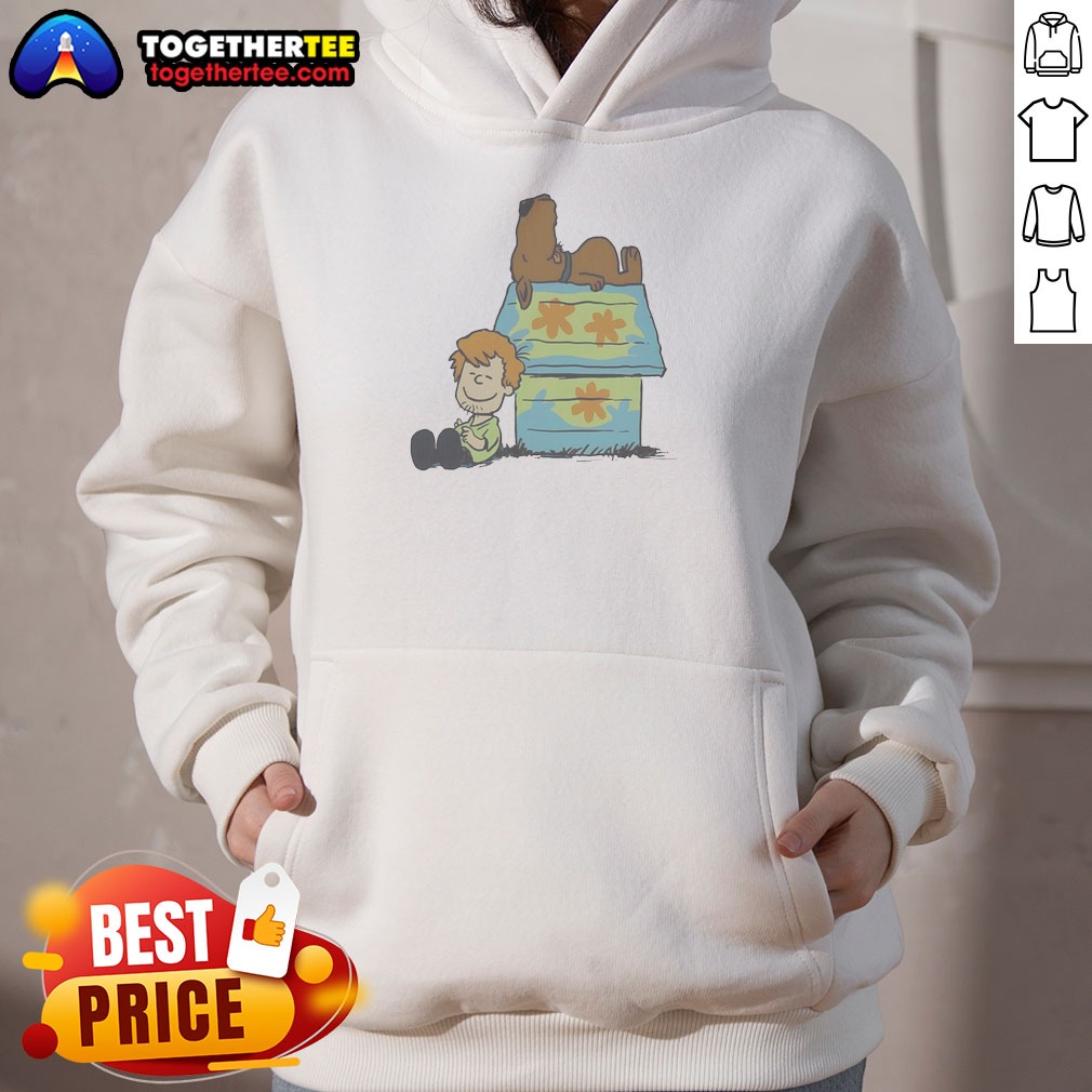 Funny Hot Shaggy Rogers Scooby Doo Peanuts Crossover Mystery Machine Doghouse Hoodie Funny Hot Shaggy Rogers Scooby Doo Peanuts Crossover Mystery Machine Doghouse Hoodie