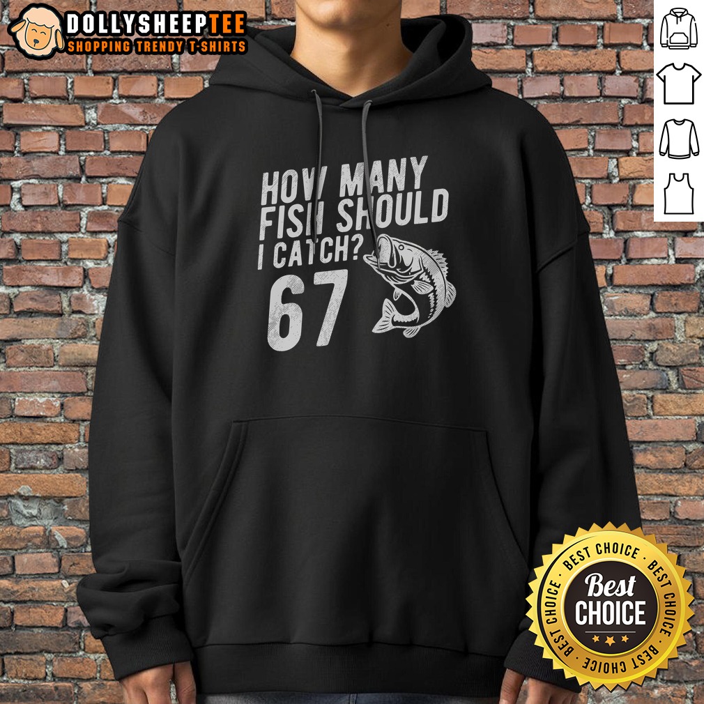 Funny How Many Fish Should I Catch 67 6 7 Meme Hoodie Funny How Many Fish Should I Catch 67 6 7 Meme Hoodie featuring a humorous fishing graphic