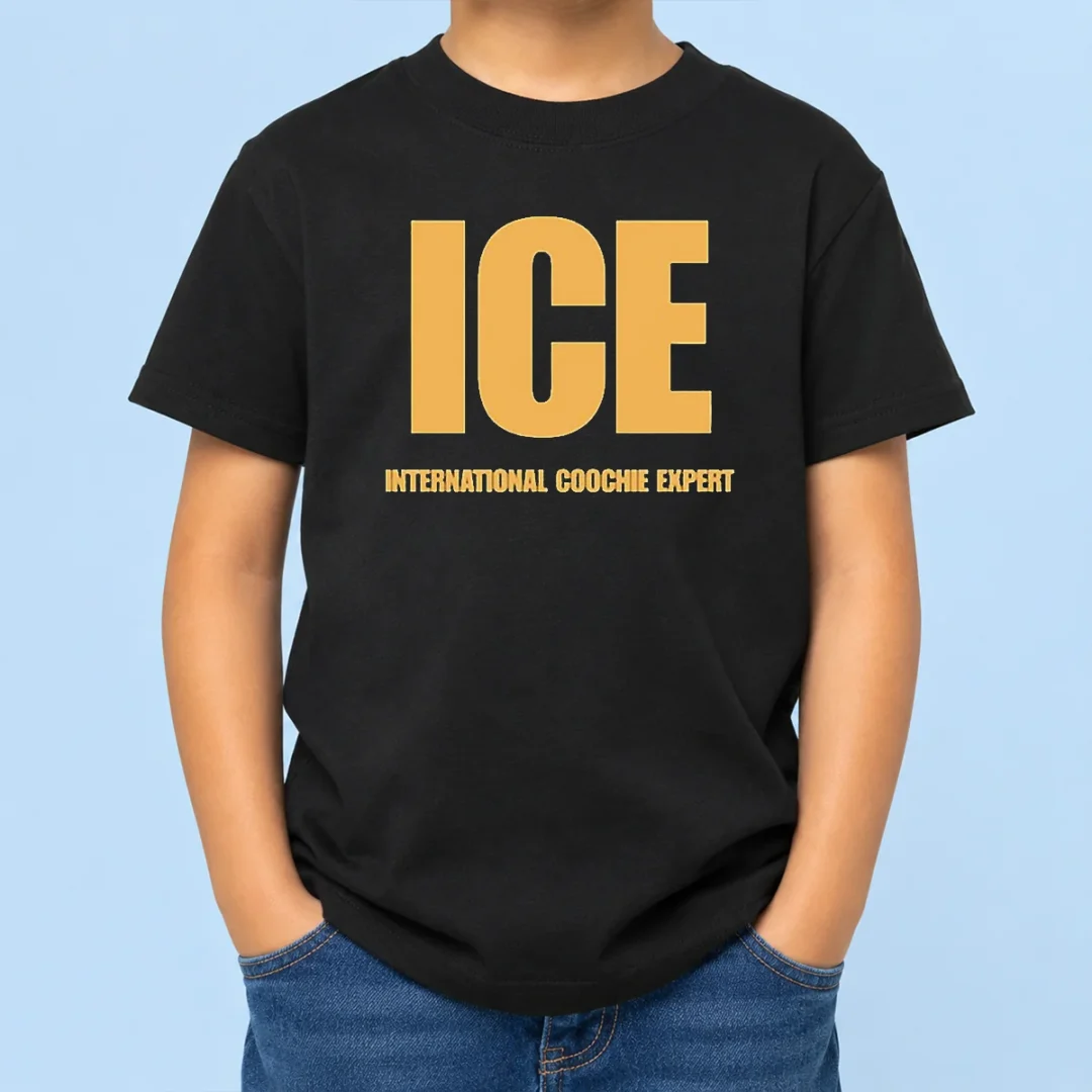 funny-ice-international-coochie-expert-kids-t-shirt Funny ICE International Coochie Expert Kids T-Shirt