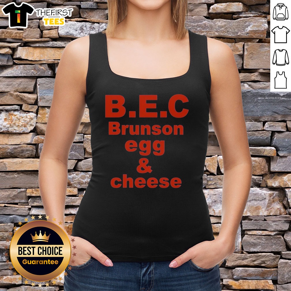 funny-jalen-brunson-egg-and-cheese-tank-top Funny Jalen Brunson Egg And Cheese Tank top featuring a playful food graphic