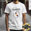 Funny Just A Colorado Girl Living In A California World Map Shirt featuring state outlines on a comfortable casual tee