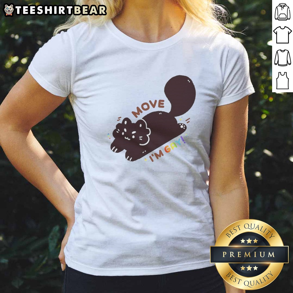 funny-move-i-m-gay-black-cat-lgbtq-pride-ladies-shirt Funny Move I'M Gay Black Cat LGBTQ Pride Ladies Shirt - perfect for expressing your pride and love for cats.
