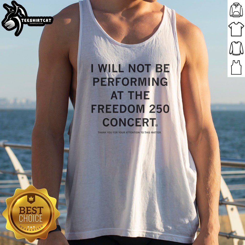 funny-not-be-performing-at-freedom-250-tank-top Funny Not Be Performing At Freedom 250 Tank top featuring a humorous design for casual wear.