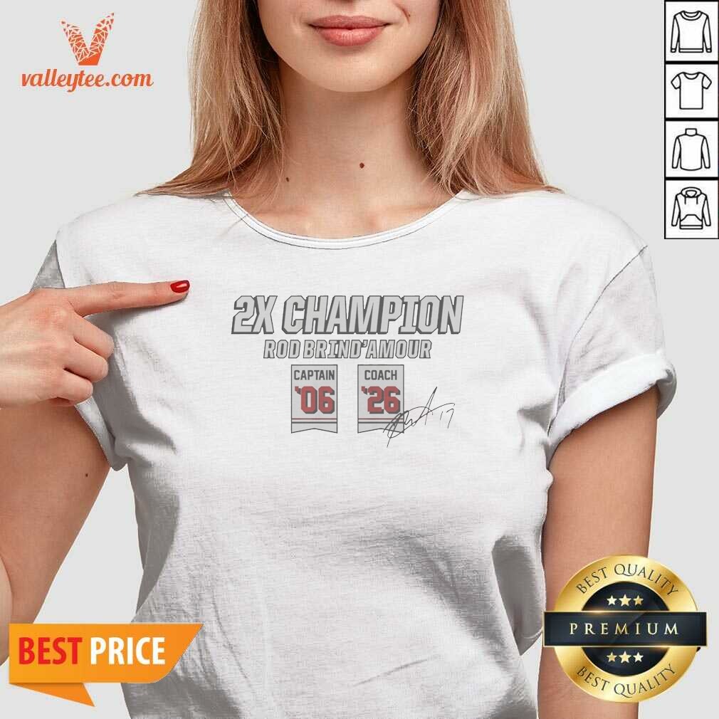 funny-rod-brind-amour-two-time-champion-v-neck-shirt-v-neck-optimized Funny Rod Brind'Amour Two Time Champion V-Neck Shirt