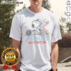 Funny Snoopy Peanuts Tennis Team Shirt featuring Snoopy playing tennis on a vibrant background