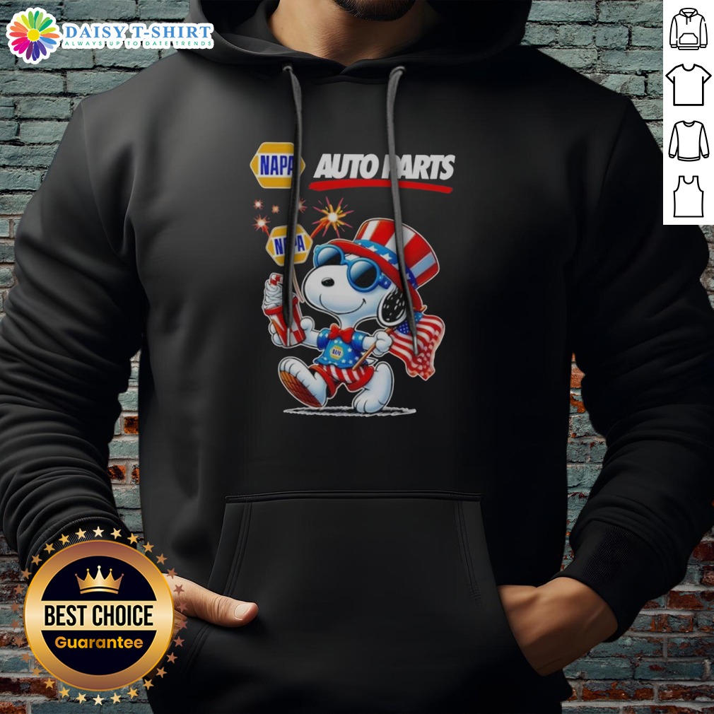 Funny Snoopy X Napa Auto Parts Fourth Of July American 250 Years 1776 2026 Fireworks Hoodie Funny Snoopy X Napa Auto Parts Fourth Of July American 250 Years 1776 2026 Fireworks Hoodie featuring vibrant fireworks design.