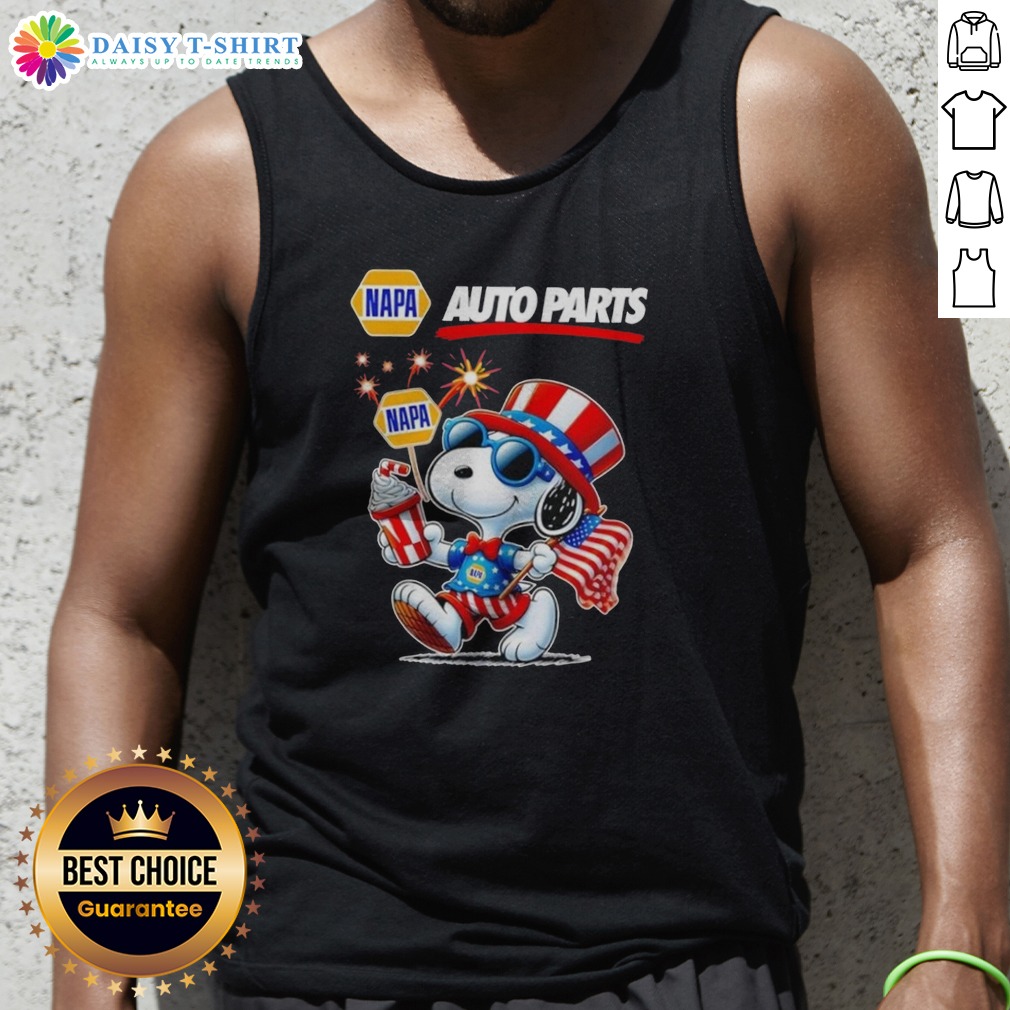 Funny Snoopy X Napa Auto Parts Fourth Of July American 250 Years 1776 2026 Fireworks Tank Top Funny Snoopy X Napa Auto Parts Fourth Of July American 250 Years 1776 2026 Fireworks Tank Top for summer celebrations
