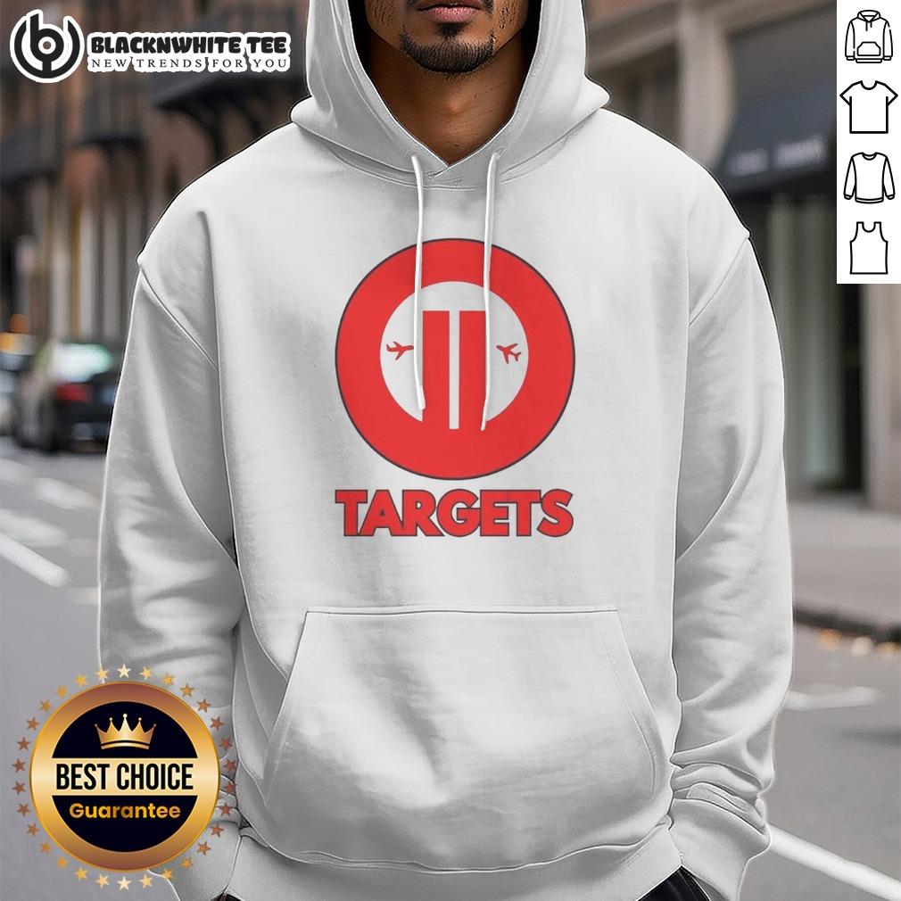 funny-targets-911-parody-hoodie Funny Targets 911 Parody Hoodie in black, featuring bold graphic text on front, comfortable pullover style