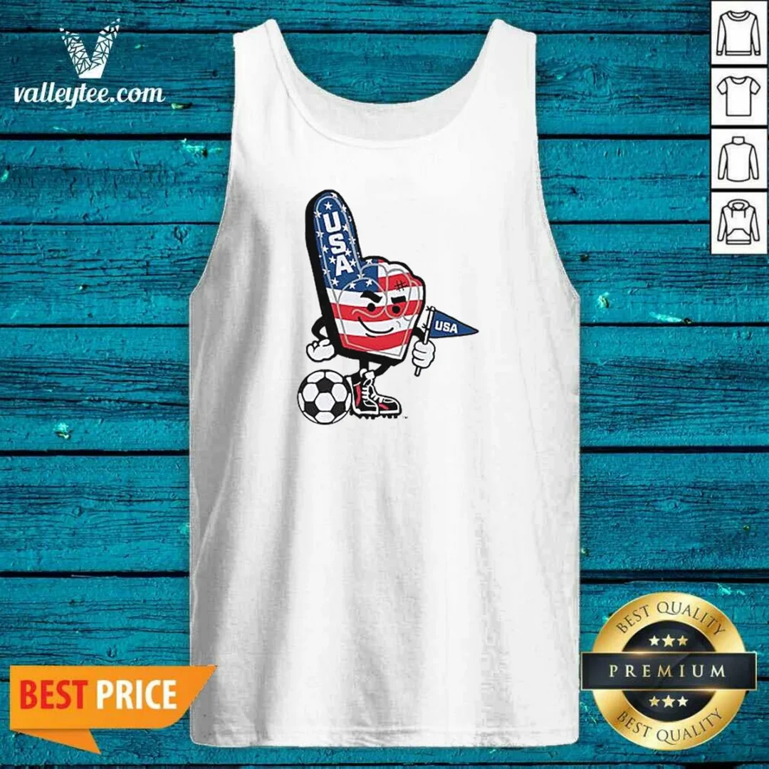 funny-usa-soccer-mascot-foam-finger-with-ball-and-pennant-tank-top-tank-top-optimized Funny USA Soccer Mascot Foam Finger With Ball And Pennant Tank Top