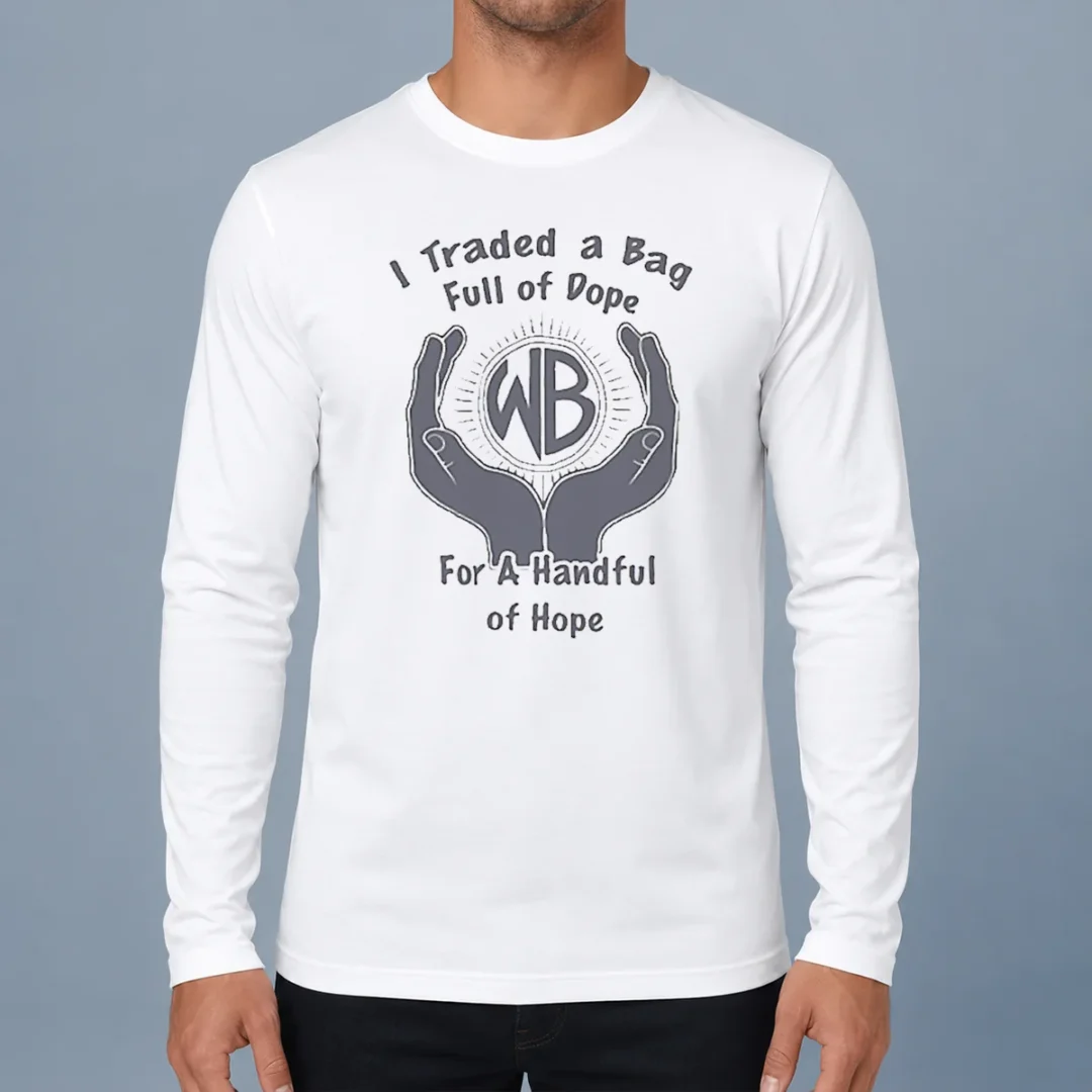 funny-warbux-anonymous-i-traded-a-bag-full-of-dope-for-a-handful-of-hope-long-sleeve-shirt Funny Warbux Anonymous I Traded A Bag Full Of Dope For A Handful Of Hope printed on a long sleeve shirt in black
