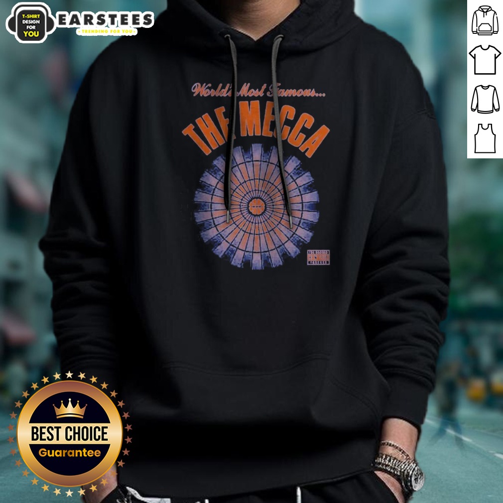 funny-world-s-most-famous-the-mecca-hoodie Funny World'S Most Famous The Mecca hoodie in black with bold white graphic print on front