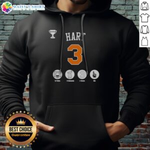 Original Josh Hart New York Knicks NBA Champions 2026 13 Points 11 Rebounds 3 Threes Win Hoodie in navy blue with bold graphic print