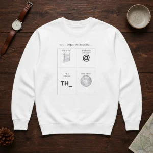 Official Paper At The Disco Educational Worksheet Parody Sweater