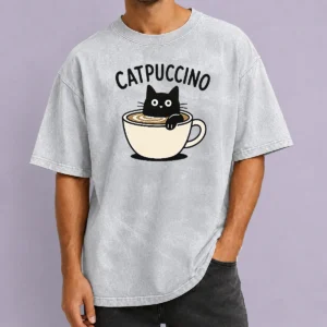 Original Catpuccino Washed T-Shirt