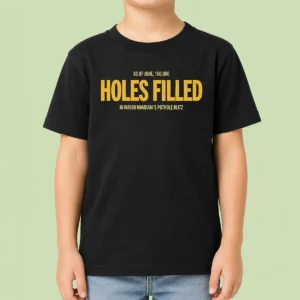 Premium Mayor Mamdani Pothole Blitz As Of June 100000 Holes Filled Kids T-Shirt