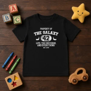 Original Property Of The Galaxy 42 Life The Universe And Everything Est 1979 Kids T-Shirt