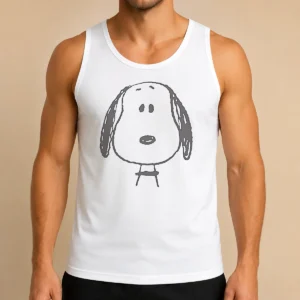 Nice Peanuts Snoopy Larger Than Life Tank Top