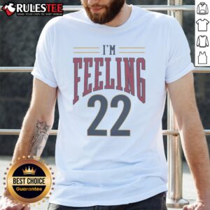 Nice Cleveland Cavaliers I'M Feeling 22 Basketball Team NBA Logo Shirt - perfect for fans and casual wear.