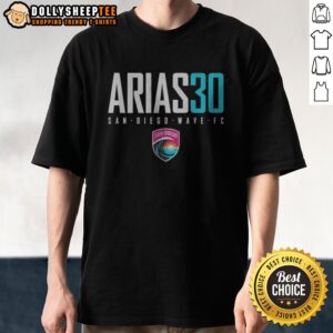 Pretty San Diego Wave FC Arias 30 San Diego Wave FC Soccer NWSL Player Shirt