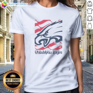 Original Philadelphia Eagles American Heritage Wordmark Ladies Shirt featuring a vibrant team logo.