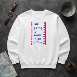 Good Girl Going To Work In An Office Minimalist Career Lifestyle Humor Sweater