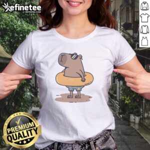 Hot Summer Capy girlt shirt featuring a vibrant summer-themed graphic