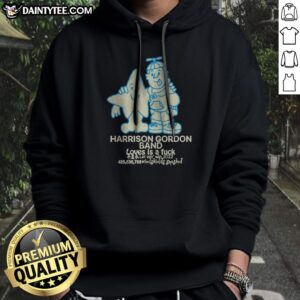 Original Harrison Gordon Band Loves Is A Fuck Let Em Win 2022 Windshields Smashed Hoodie in a vibrant display