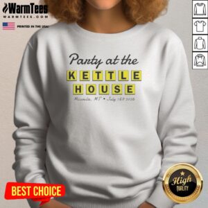 Nice Party At The Kettle House Missoula Mt July 7 8 2026 Sweatshirt in soft cotton blend with crew neck and long sleeves
