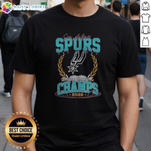 Good San Antonio Spurs Western Conference Champs 2026 NBA Basketball Championship Shirt featuring team colors and logo