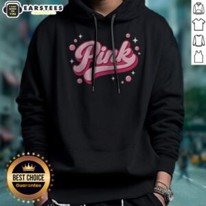 Nice Cute Pink Bubble Logo hoodie featuring a playful pink bubble design on a cozy hoodie.