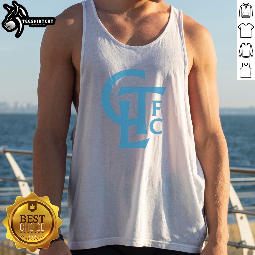 good-charlotte-fc-cltfc-classic-monogram-logo-soccer-tank-top Good Charlotte FC CLTFC Classic Monogram Logo Soccer Tank top featuring a bold monogram design