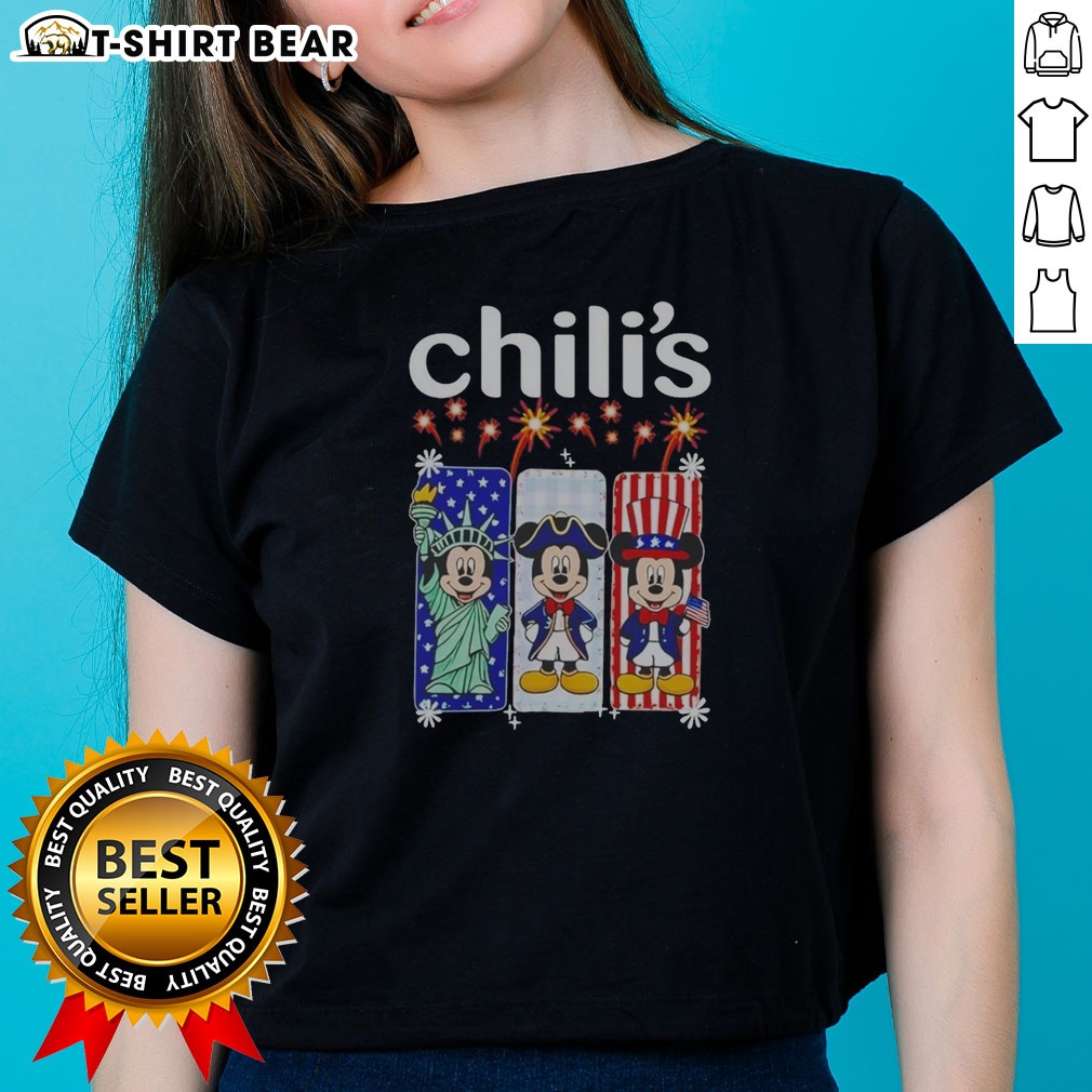 Good Chili'S Mickey Mouse Statue Of Liberty Patriot Independence Day Ladies Shirt Good Chili'S Mickey Mouse Statue Of Liberty Patriot Independence Day Ladies Shirt featuring vibrant patriotic design on soft fabric