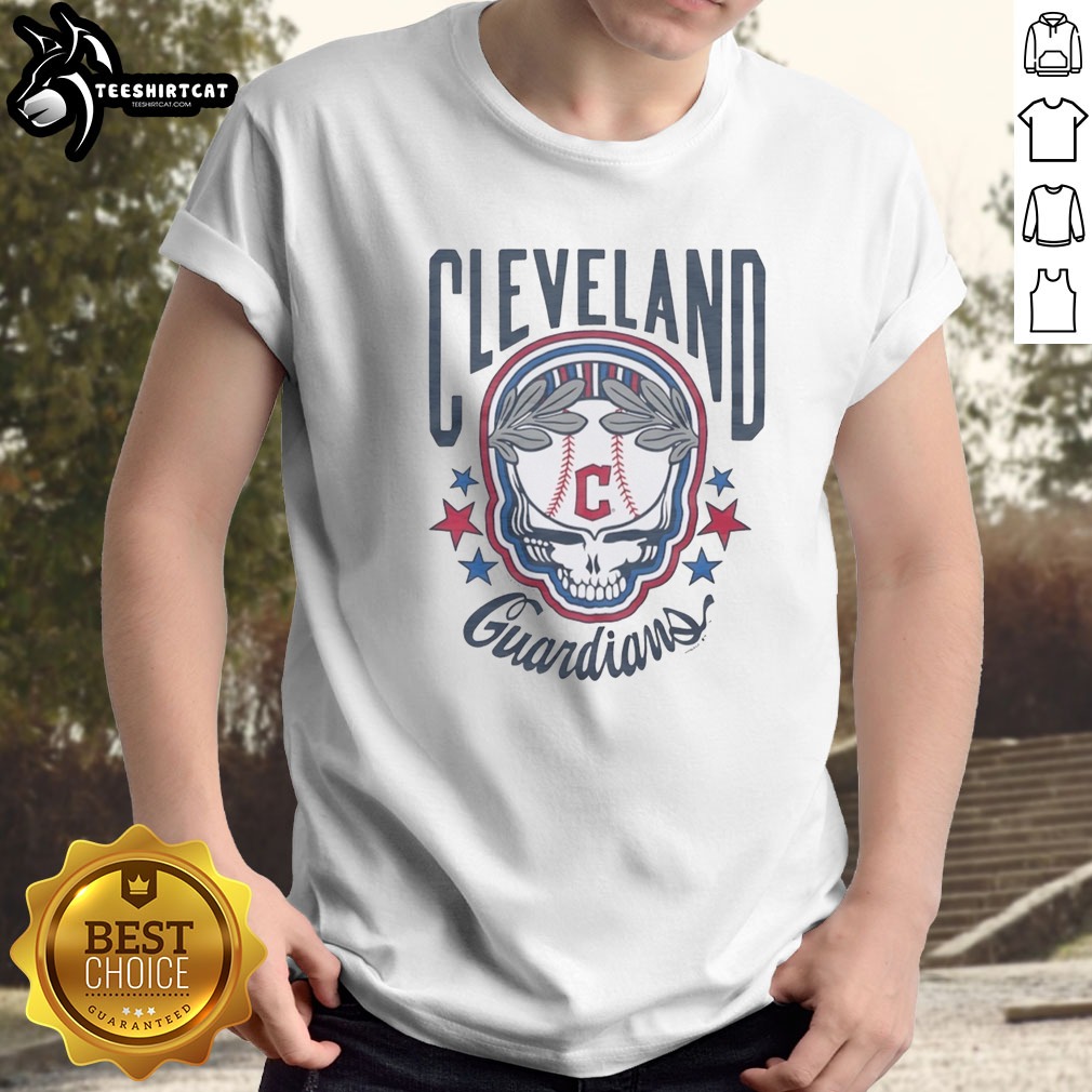 good-cleveland-guardians-x-grateful-dead-skull-mlb-graphic-shirt Good Cleveland Guardians X Grateful Dead Skull MLB Graphic Shirt featuring vibrant colors and iconic graphics.