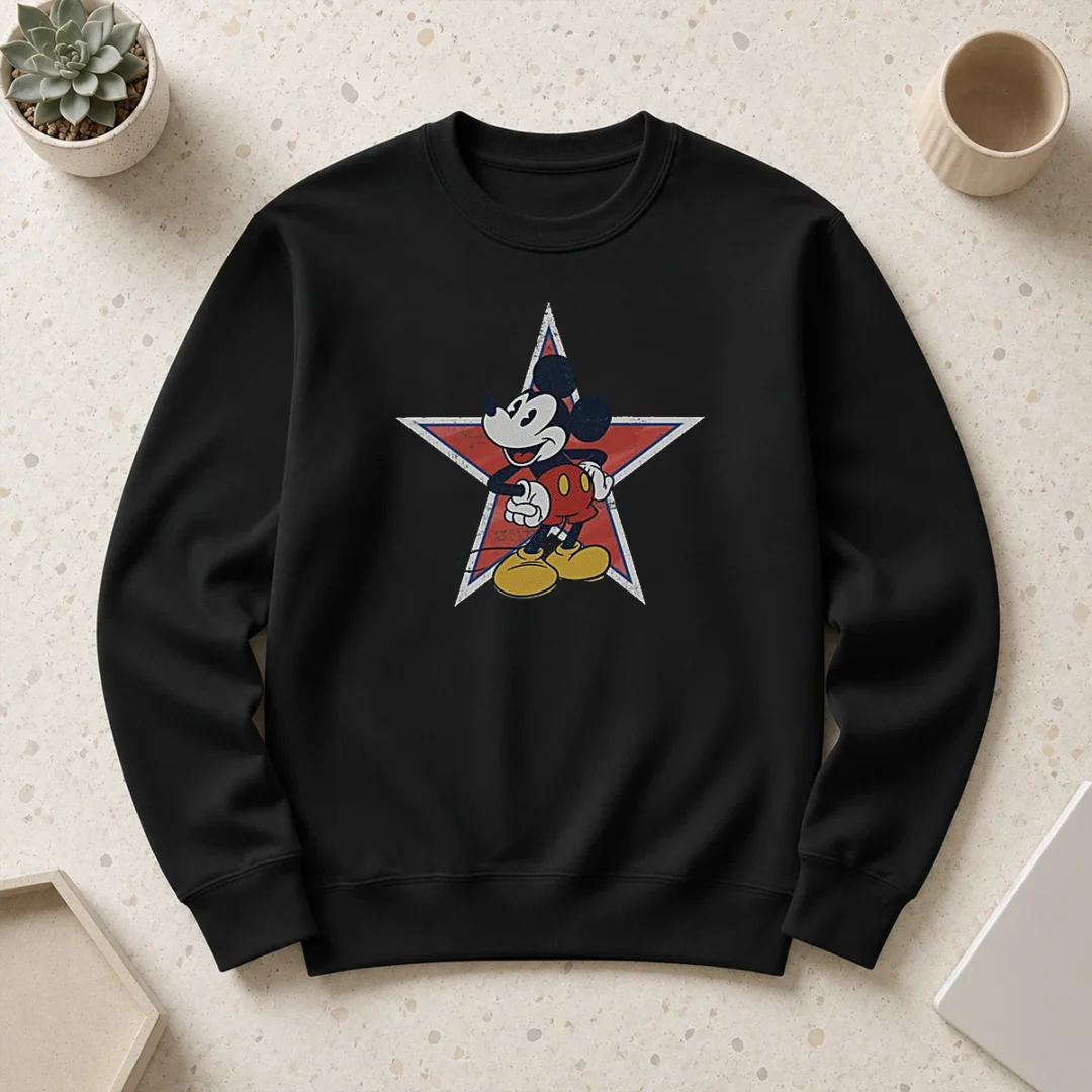 good-disney-distressed-mickey-mouse-star-mens-sweater-1 Good Disney Distressed Mickey Mouse Star Mens Sweater