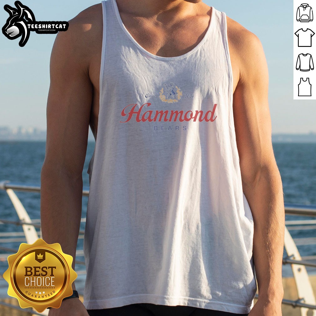 good-hammond-bears-since-2026-vintage-logo-tank-top Good Hammond Bears Since 2026 Vintage Logo Tank top showcasing a classic design and comfortable fit.