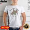 Good Hold Your Horses Frog Cowboy Humor Funny Animal shirt on a white cotton crew neck t-shirt