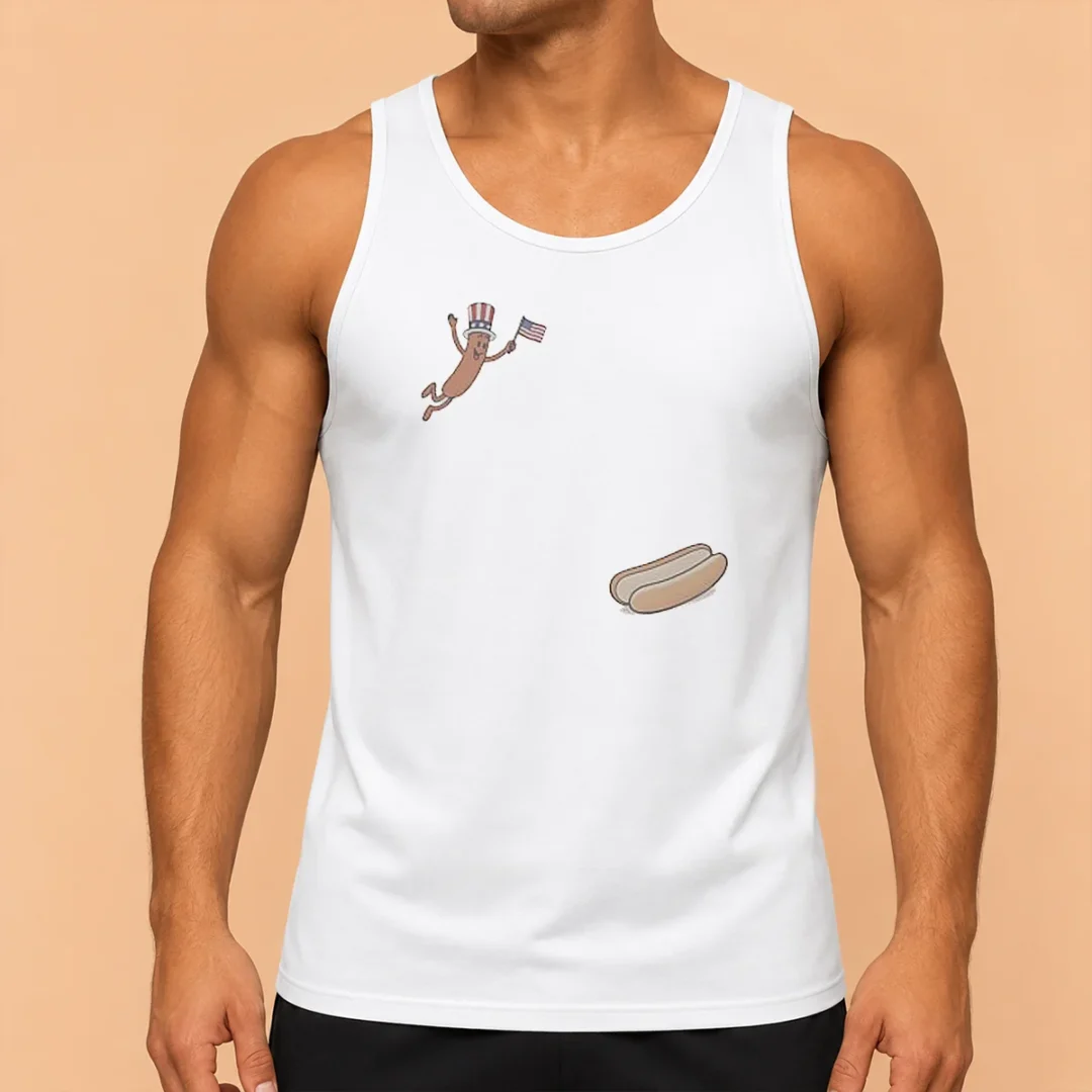 good-hotdog-freedom-dive-meme-tank-top Good Hotdog Freedom Dive Meme Tank Top