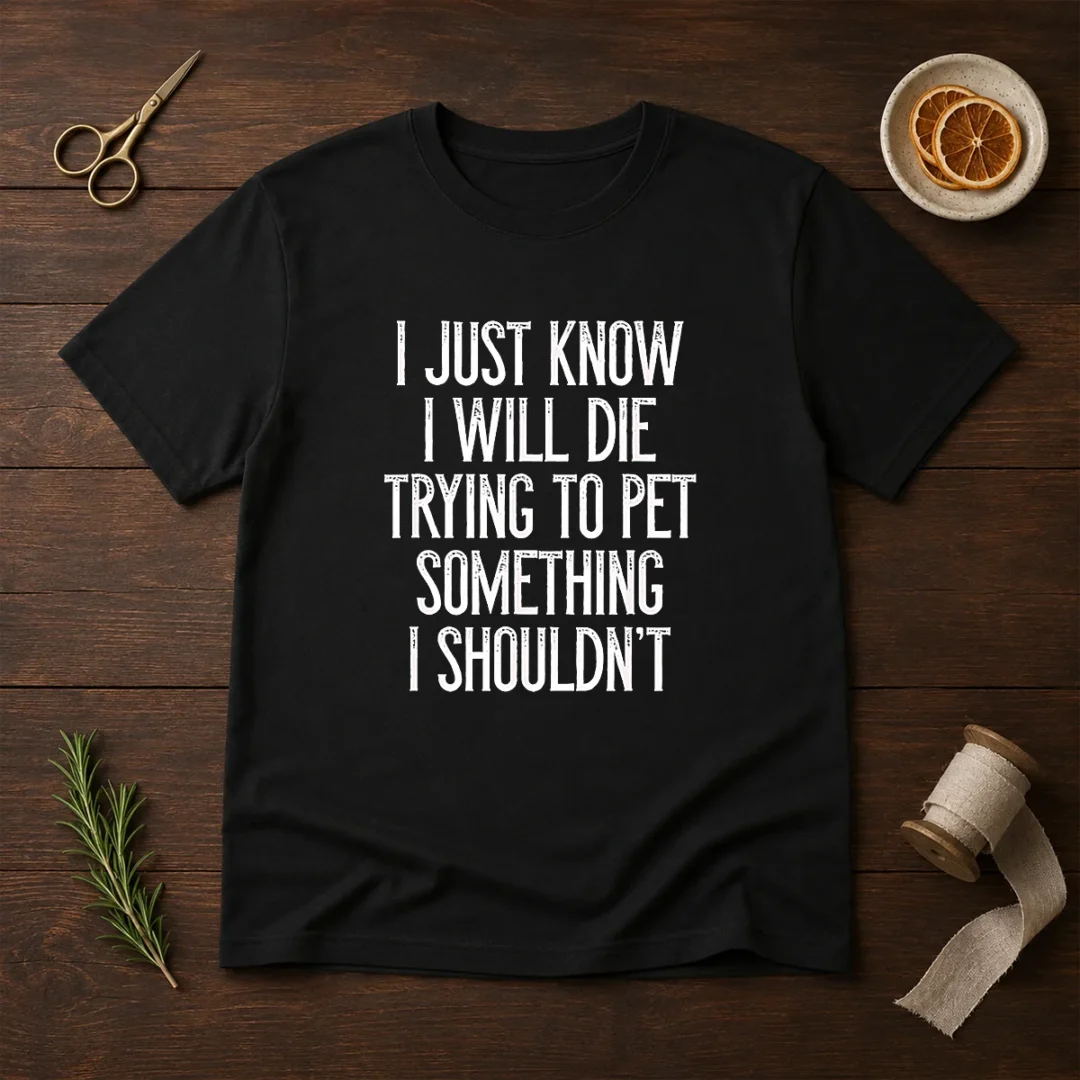 good-i-just-know-i-will-die-trying-to-pet-something-i-shouldn-t-t-shirt Good I Just Know I Will Die Trying To Pet Something I Shouldn'T