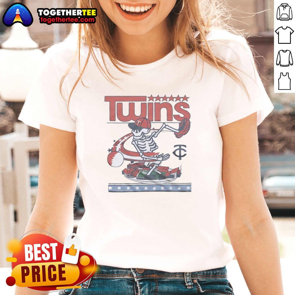 Good Minnesota Twins X Grateful Dead Skeleton Skateboard MLB Graphic Ladies Shirt Good Minnesota Twins X Grateful Dead Skeleton Skateboard MLB Graphic Ladies shirt featuring vibrant graphics