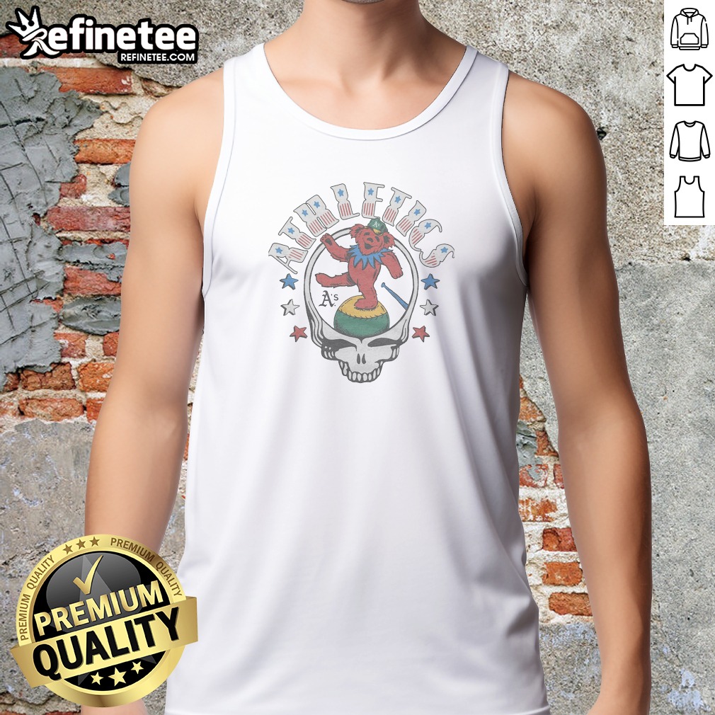 good-mlb-x-grateful-dead-x-athletics-americana-tank-top-2 Good MLB X Grateful Dead X Athletics Americana Tank Top
