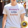 Good Mommy'S Little Railfan Shirt featuring a playful design for young train enthusiasts