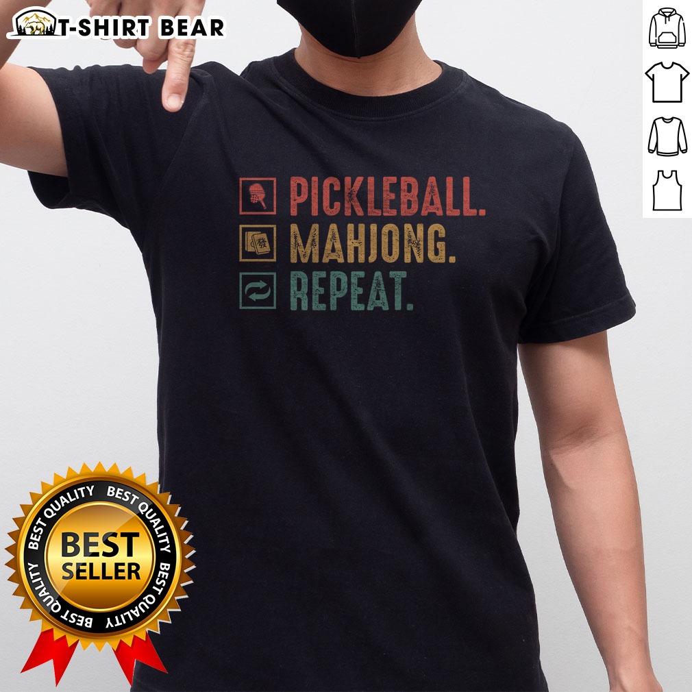 Good Pickleball Mahjong Repeat Shirt Good Pickleball Mahjong Repeat Shirt featuring a playful design for enthusiasts.