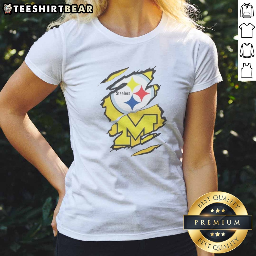 good-pittsburgh-steelers-michigan-wolverines-torn-metal-logo-graphic-ladies-shirt Good Pittsburgh Steelers Michigan Wolverines Torn Metal Logo Graphic Ladies Shirt featuring a unique design.