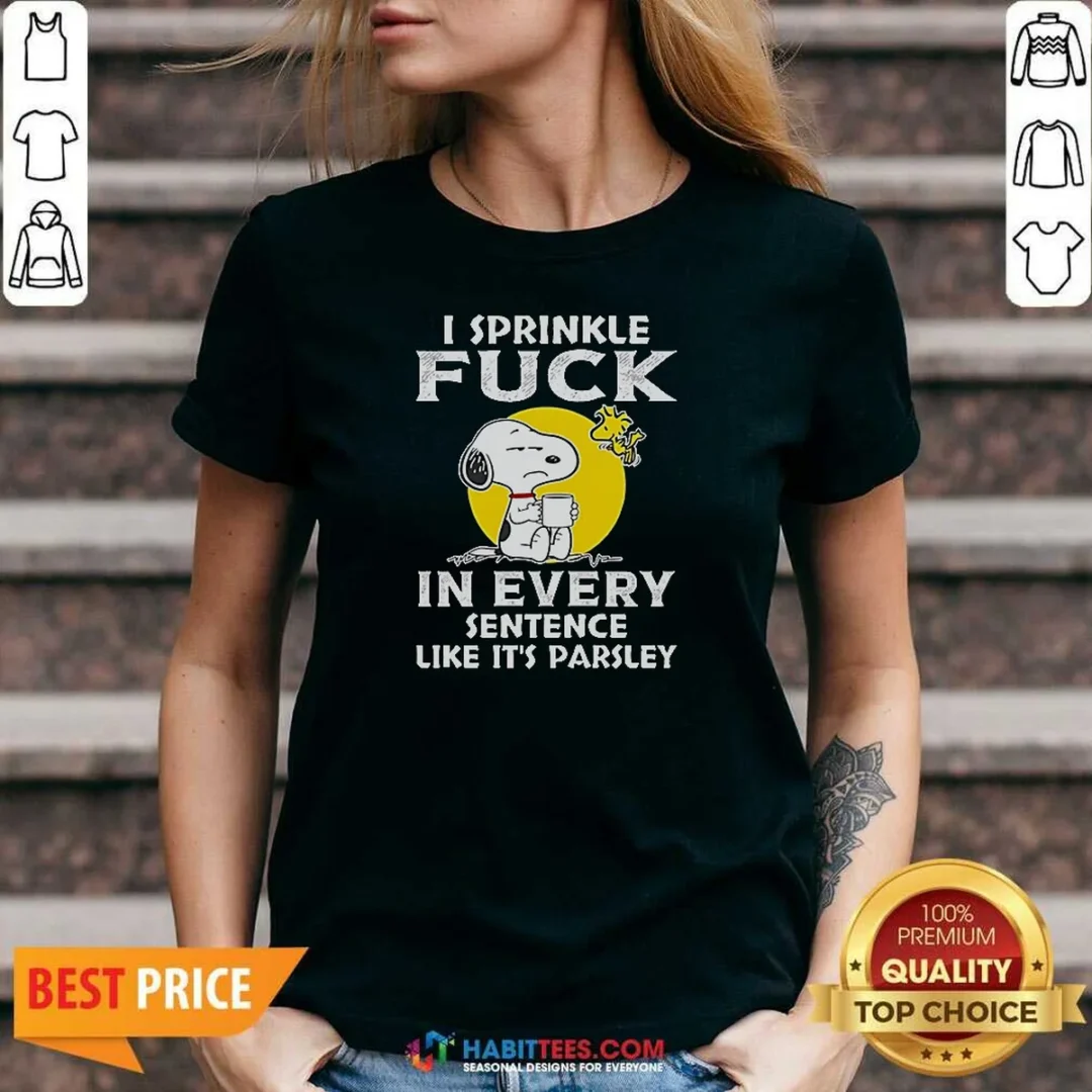 good-snoopy-i-sprinkle-fck-in-every-sentence-like-it-s-parsley-v-neck-shirt-v-neck-optimized Good Snoopy I Sprinkle Fck In Every Sentence Like It'S Parsley V Neck Shirt v neck optimized front view on a white background