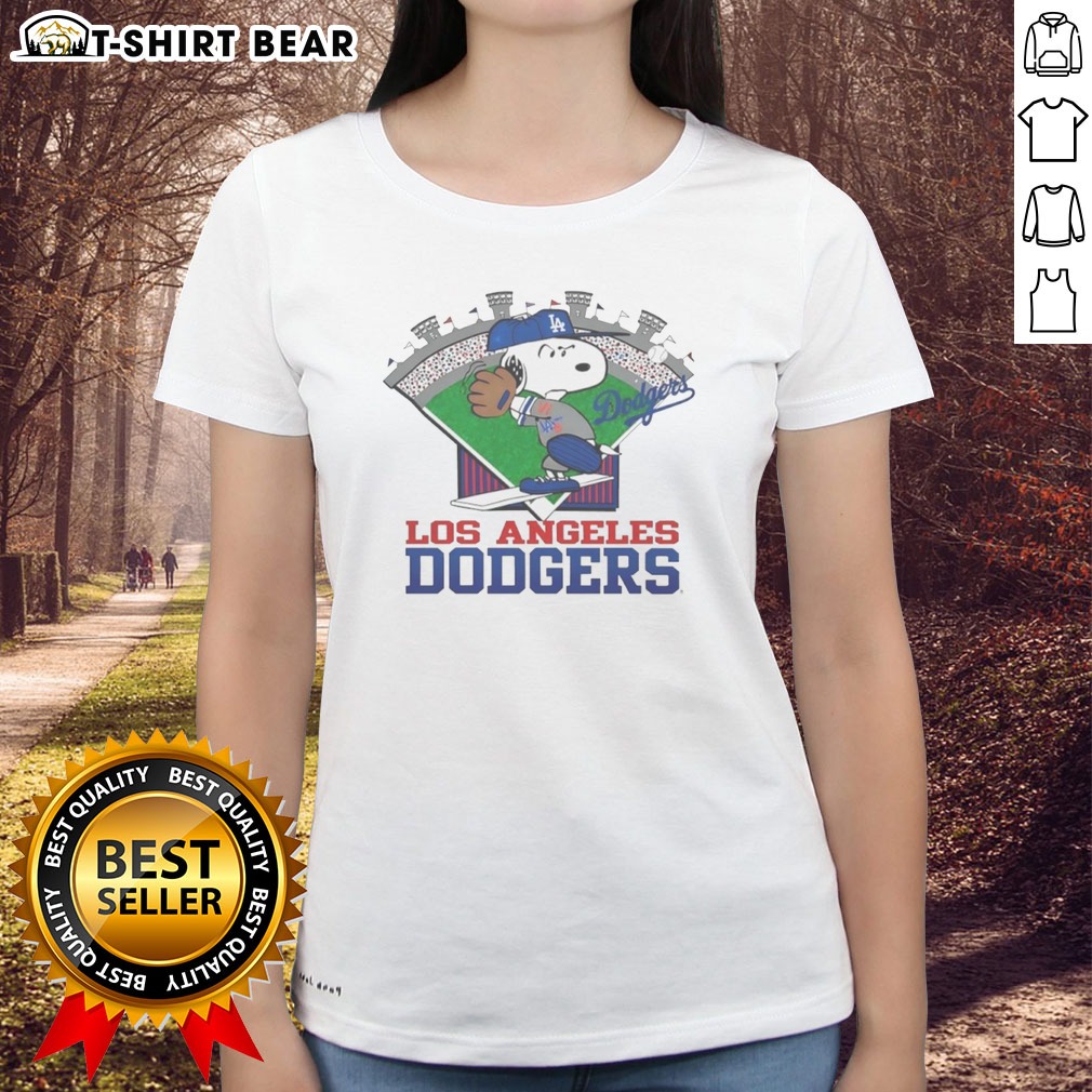 Good Snoopy Los Angeles Dodgers MLB Stadium Ladies shirt Good Snoopy Los Angeles Dodgers MLB Stadium Ladies shirt featuring a playful design for fans.