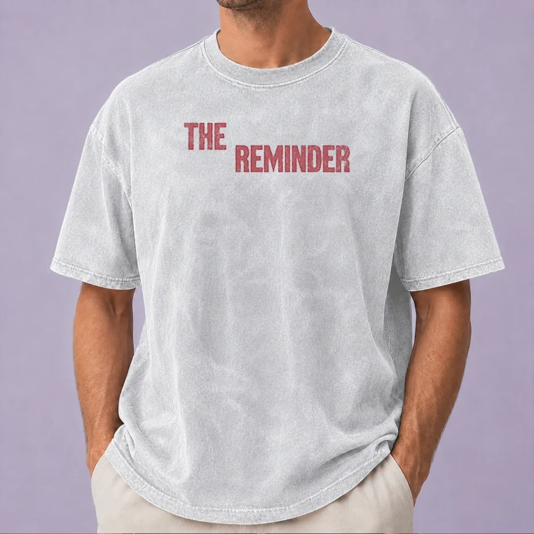 good-taya-the-reminder-washed-t-shirt Good Taya The Reminder Washed T Shirt in soft cotton fabric with subtle vintage wash