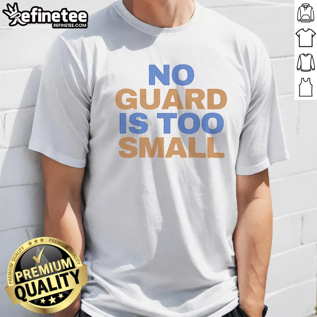 good-tyler-murray-no-guard-is-too-small-t-shirt Good Tyler Murray No Guard Is Too Small t shirt in classic crew neck style with short sleeves