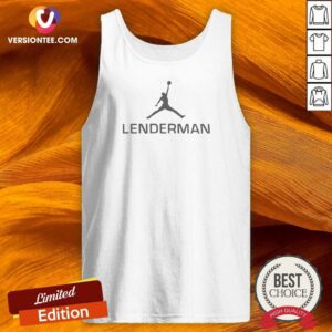 Official Lenderman Jordan Chicago Bulls Basketball Player Air Jumpman Logo Tank Top