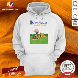 Hot Snoopy Charlie Brown It'S Midsommar Charlie Brown Parody Hoodie